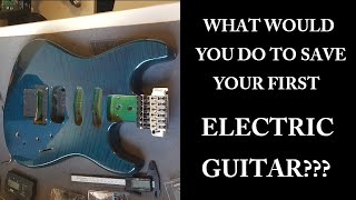 How did I bring my first electric guitar back to life. What would you have done to fix yours?