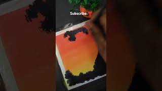 Soft Pastles Scenery #shorts #ytshorts #viral #popular #mostpopular #artist #artshorts