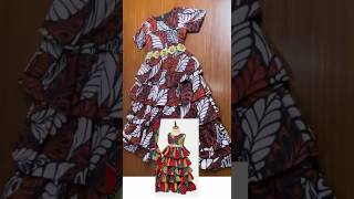 HOW TO MAKE A MULTIPLE LAYERED KIDDIES DRESS #shorts #100shorts2024 #ramadanshorts2024