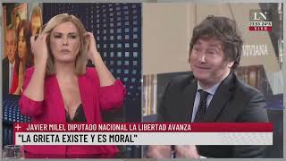 "Los periodistas ensobrados también son casta" Javier Milei con Viviana Canosa- 27/02/23