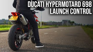 Ducati Hypermotard 698 Launch Control | 0-100 timer