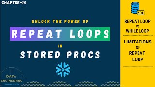 Working With REPEAT Loop | Snowflake Scripting Developer Guide | Stored Procedure Tutorial | Ch-14