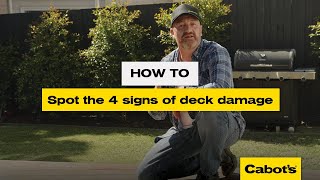 How to spot the 4 signs of deck damage | Cabot's