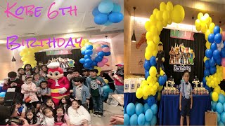 CELEBRATING KOBE 6TH BIRTHDAY 🎈🎉🎁 AT SOUQ SALMIYA JOLLIBEE PART 1 (VLOG#126)