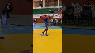 Moment from the ECCAS Open #SAMBO International Tournament in #Cameroon. Do you like this technique?