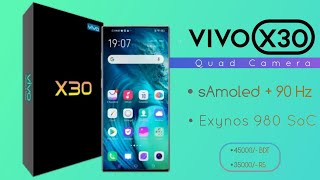 Vivo X30 Flagship Killer coming soon with Exynos 980SoC and 5G supported,
4500mAh battery etc.