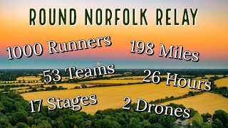 Round Norfolk Relay - Every Stage - Every Mile - Every Team - Drone