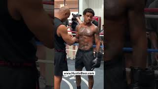 Errol Spence Jr. Warming Up in Training Camp Ahead of Terence Crawford Fight #spencecrawford