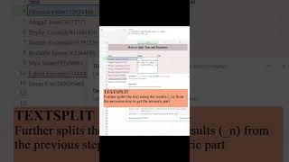 How to Split Text and Numbers in Excel Using TEXTSPLIT and LET  #exceltips #exceltricks
