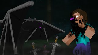 Hunting Enderbrine and Ender Dragon in Minecraft Order of Creepypasta