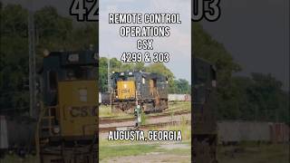 Remote Control Operation, CSX 4299 & 303, Augusta, Georgia