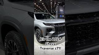 Check out the all-new 2024 #Chevy #Traverse in the z71 trim level! #Detroit #NAIAS #Autoshow