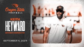 Oregon State Football Interview: Keith Heyward (9/4/24)