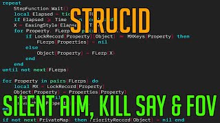 STRUCID | HACK/SCRIPT | SILENT AIM, KILL SAY & FOV