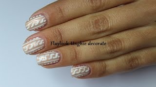 Video tutorial #126 Nail art effetto maglia, inverno/Natale 2015- By Flaylook