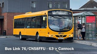 Bus Link 76 Scania K230UB CN58FFU - New Route