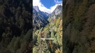 Gondola ride Bucegi Mountain #romania #