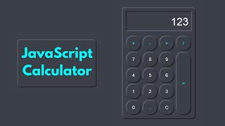 Create a calculator using html css and javascript