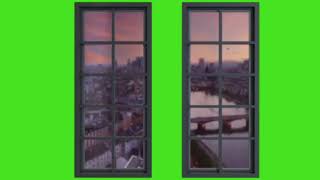 Faux Window -2 Green Screen Video | Animation Window Green Screen video | #windows #greenscreen