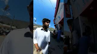 A walk in Chitral Bazar with my insta 360 x3 in hand . how does chitral cap look on me