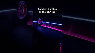 Mercedes ambient lighting #shorts