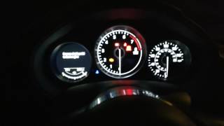 Pulsing instrument cluster in the Mazda MX-5 Miata RF