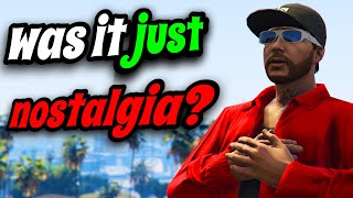 Was Old GTA Online Really Better?