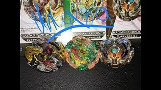 BeyBlade Burst B-90 3on3 Battle Booster Set Unboxing