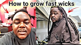 How to grow fast wicks dreads!