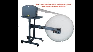 How Bubble Wrap Machine Works With the Winder (Stand)