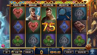 Holmes and The Stolen Stones Slot Bonus Test + Jackpot Win