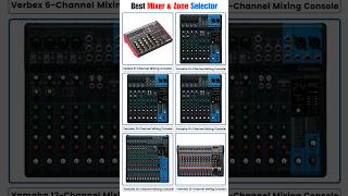 Mixer & Zone Selector #verbexmixer  6/10/12/16/20 Chanel Mixing console #mixer #mixeramplifier