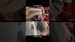 뜨개하며독서-46 # #강아지뜨개옷 #뜨개 #vlog #shorts #1인가구