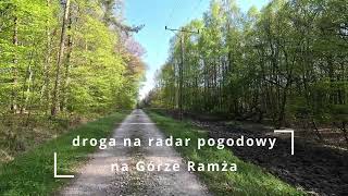 Droga do radaru pogodowego na górze Ramża