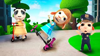 Dolly Is Learning To Ride a Scooter | Cartoon for Kids | Dolly and Friends