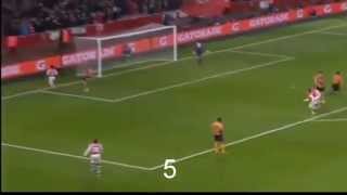 Alexis Sanchez (TOP 5 GOLES/GOALS) En ARSENAL