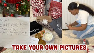 VLOGMAS DAY 4| how to take pictures of products for your business CHRISTMAS EDITION!!!| THE SET UP