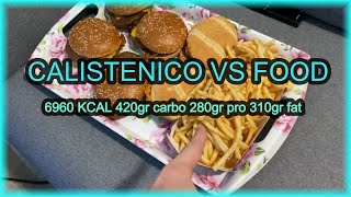 🍕💪Calistenico vs Food - EP 2 - 6960kcal McDonald's🍕💪