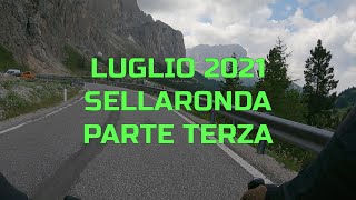 SELLARONDA pt 3 Gardena DH e salita al Sella, in bici nei 4 Passi  più famosi delle Dolomiti. Gopro