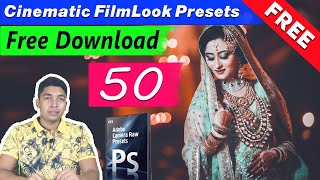 50 Cinematic Film Look Camera Raw Presets Free Download