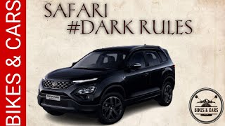 Tata Safari Dark edition #shorts || #DARK RULES || Bikes & Cars