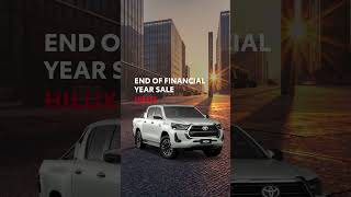 Toyota Range for End of Financial Year