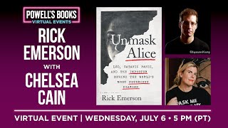 Rick Emerson presents Unmask Alice in conversation with Chelsea Cain