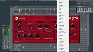 Psytrance bass SPX90 -  How to make hitech bass, tweaking hitech bass vst plugin