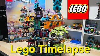 Timelapse Finishing the Ninjago City Gardens Build