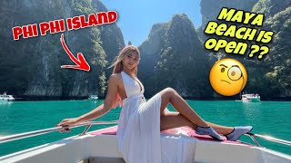 Exploring Phuket Phi Phi Island 8 hour tour | Maya Bay reopen to tourist!