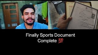 Finally आज अपने Sports K Documents Complete Hoga😊|| pls subscribe my channel🙏||#viral #video #viral