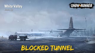 SnowRunner | Blocked Tunnel | White Valley Alaska, USA