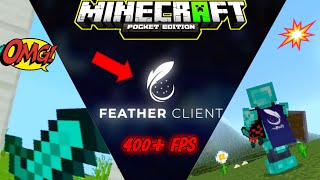 Finally Feather Clint 😱 For Minecraft pe || Feather Clint For MCPE 1.19! || Best Client Fps Boost