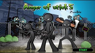 Anger of stick 5 - level 3 complete (with gun)